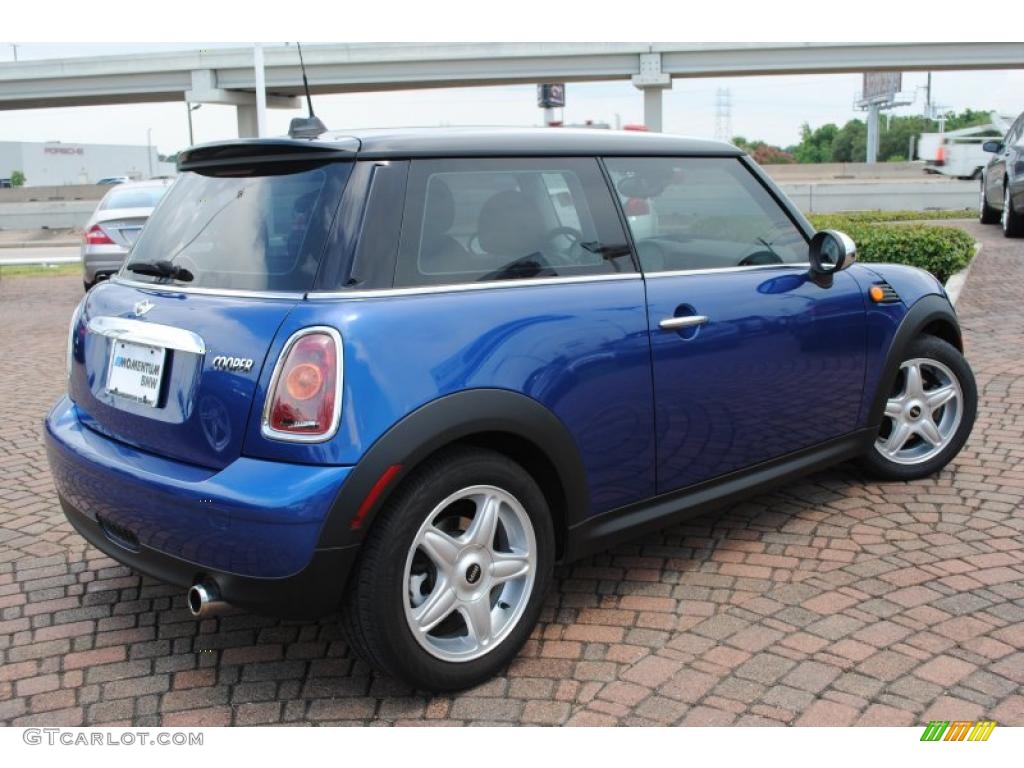 2007 Cooper Hardtop - Lightning Blue Metallic / Grey/Carbon Black photo #5