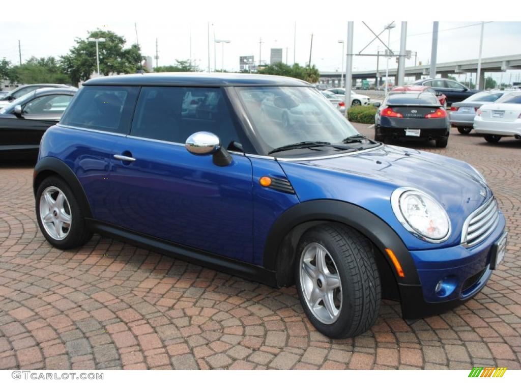 2007 Cooper Hardtop - Lightning Blue Metallic / Grey/Carbon Black photo #7