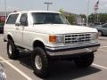 1989 White Ford Bronco 4x4  photo #2