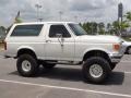 1989 White Ford Bronco 4x4  photo #4