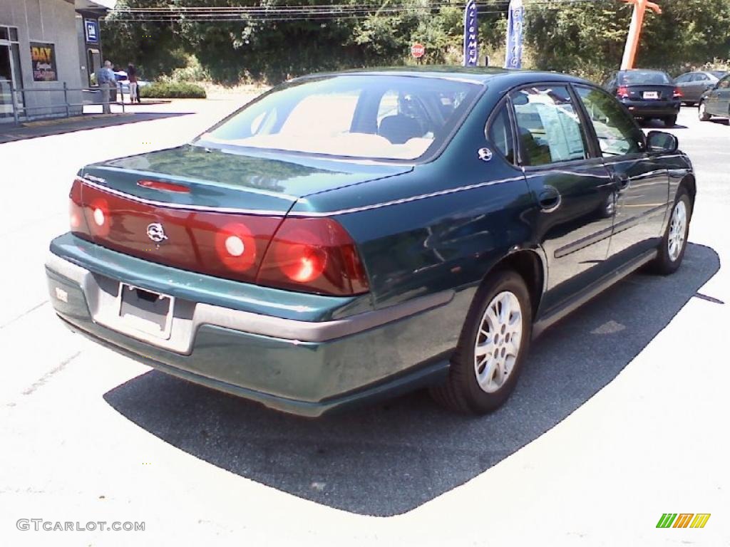 2001 Impala  - Dark Jade Green Metallic / Neutral photo #3