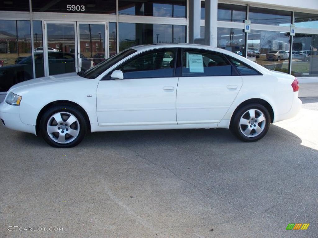 2001 A6 2.7T quattro Sedan - Casablanca White / Onyx photo #2