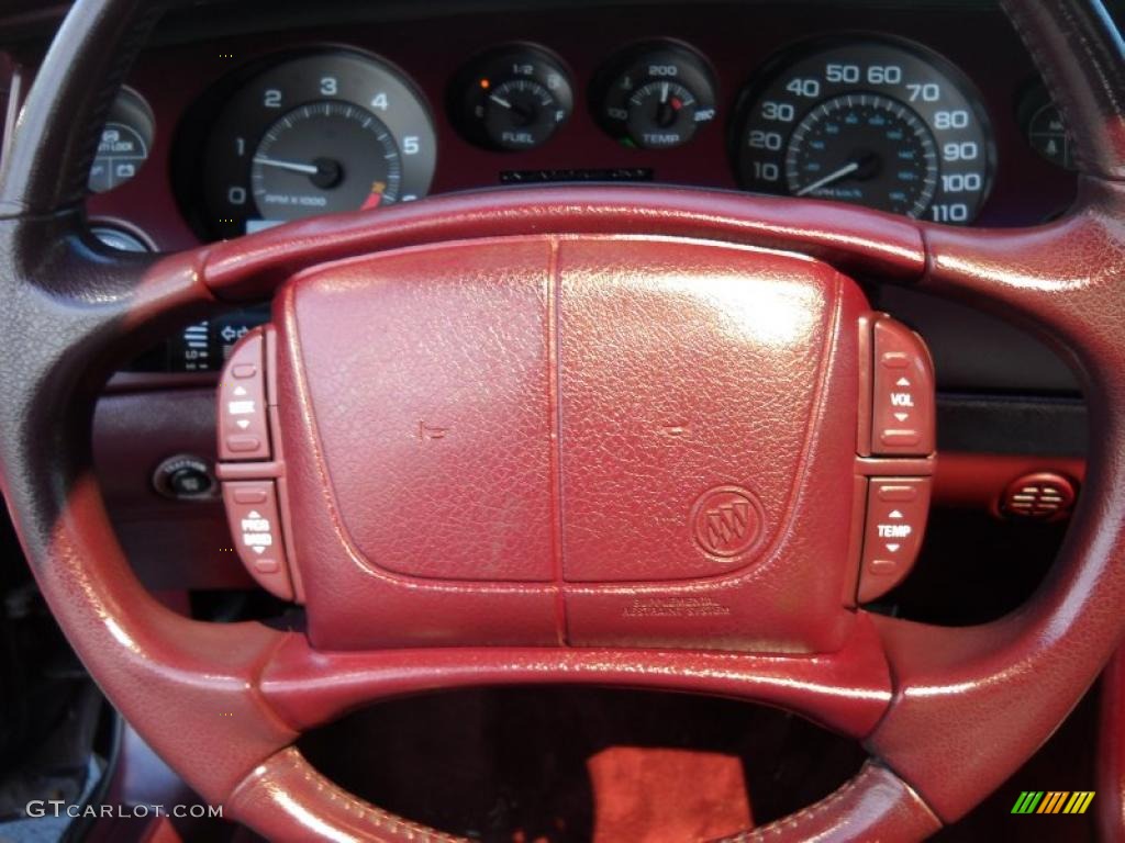 1995 Riviera Coupe - Dark Cherry Metallic / Red photo #19