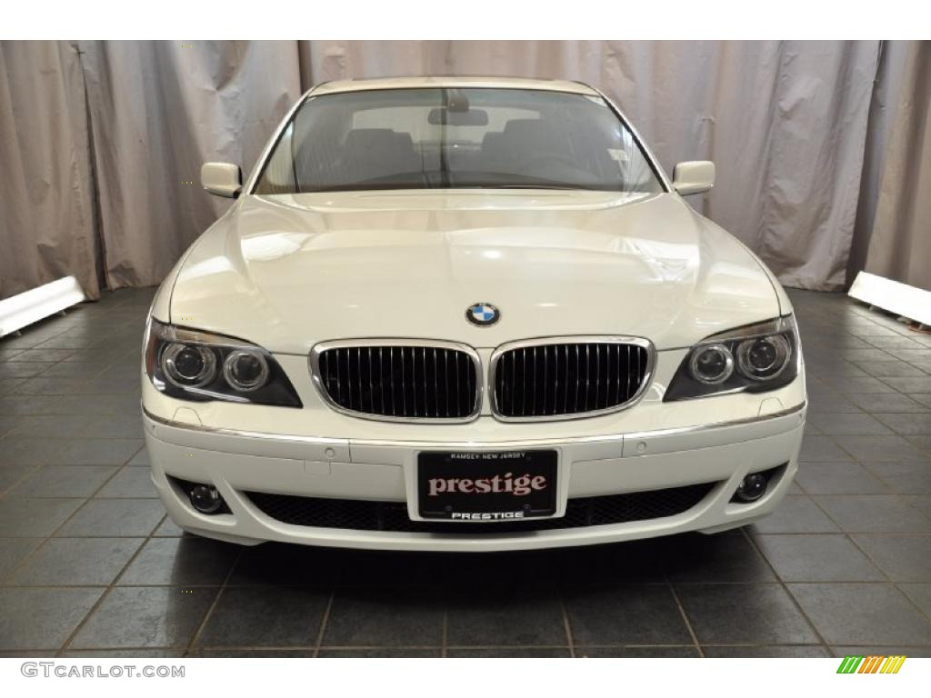 2008 7 Series 750Li Sedan - Alpine White / Black photo #5