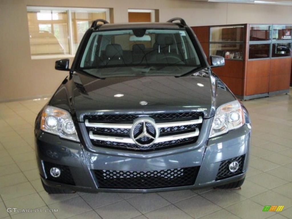 2011 GLK 350 4Matic - Steel Grey Metallic / Black photo #2