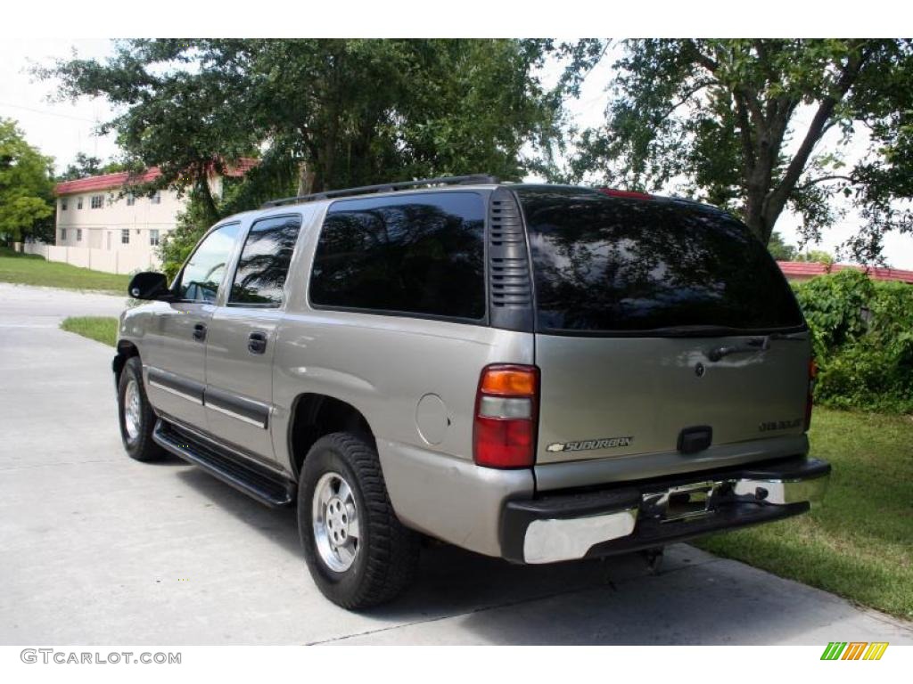 2003 Suburban 1500 LT 4x4 - Light Pewter Metallic / Gray/Dark Charcoal photo #7