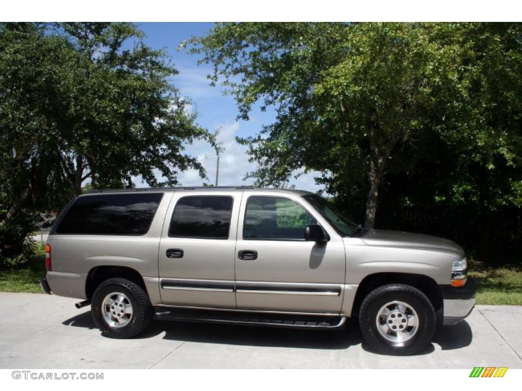 2003 Suburban 1500 LT 4x4 - Light Pewter Metallic / Gray/Dark Charcoal photo #13