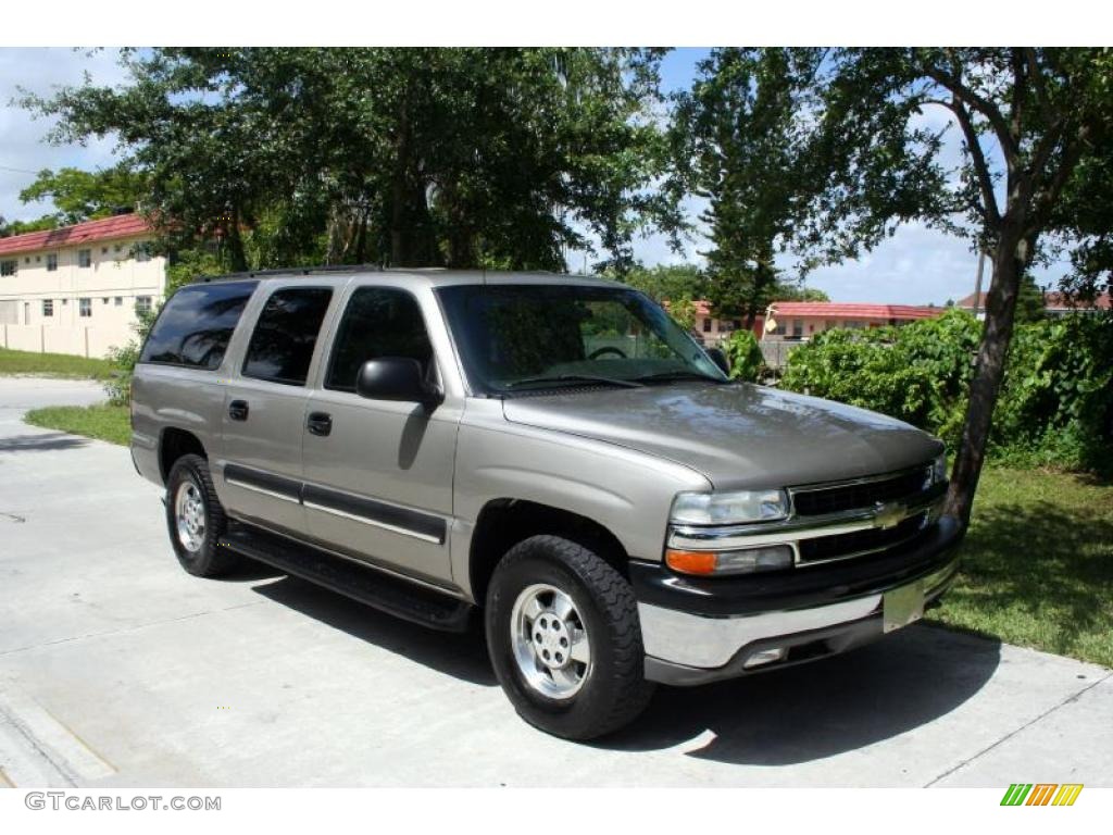2003 Suburban 1500 LT 4x4 - Light Pewter Metallic / Gray/Dark Charcoal photo #15