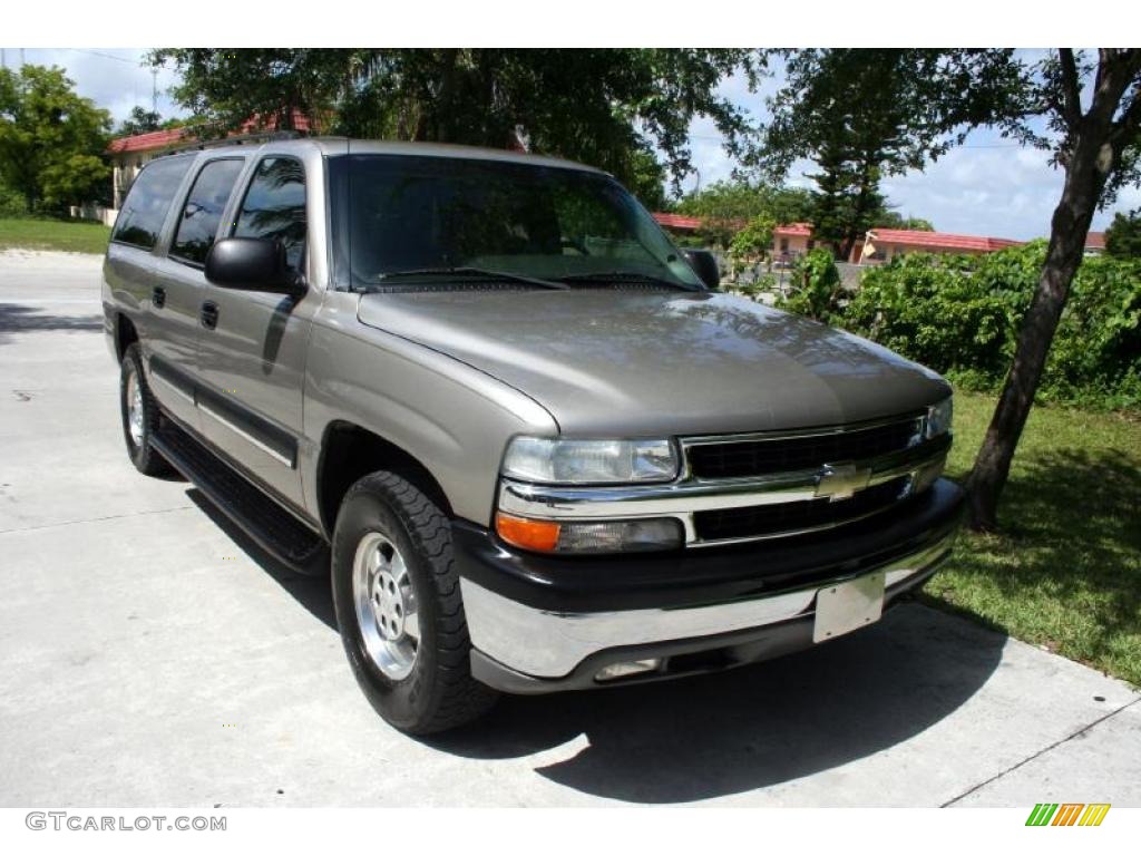 2003 Suburban 1500 LT 4x4 - Light Pewter Metallic / Gray/Dark Charcoal photo #17