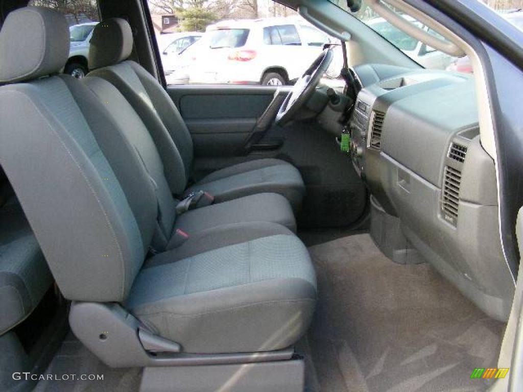 2005 Titan SE King Cab 4x4 - Smoke Gray / Graphite/Titanium photo #13