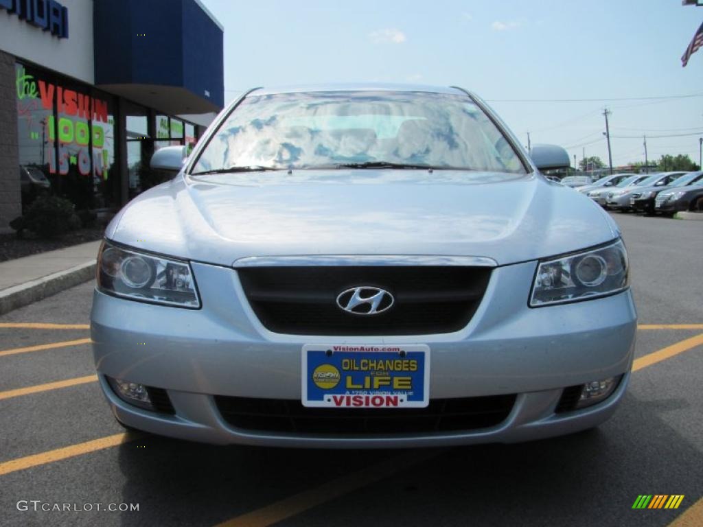 2006 Sonata LX V6 - Silver Blue Metallic / Gray photo #10