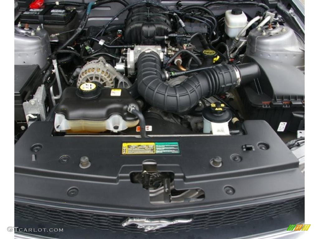 2007 Mustang V6 Premium Convertible - Tungsten Grey Metallic / Dark Charcoal photo #13