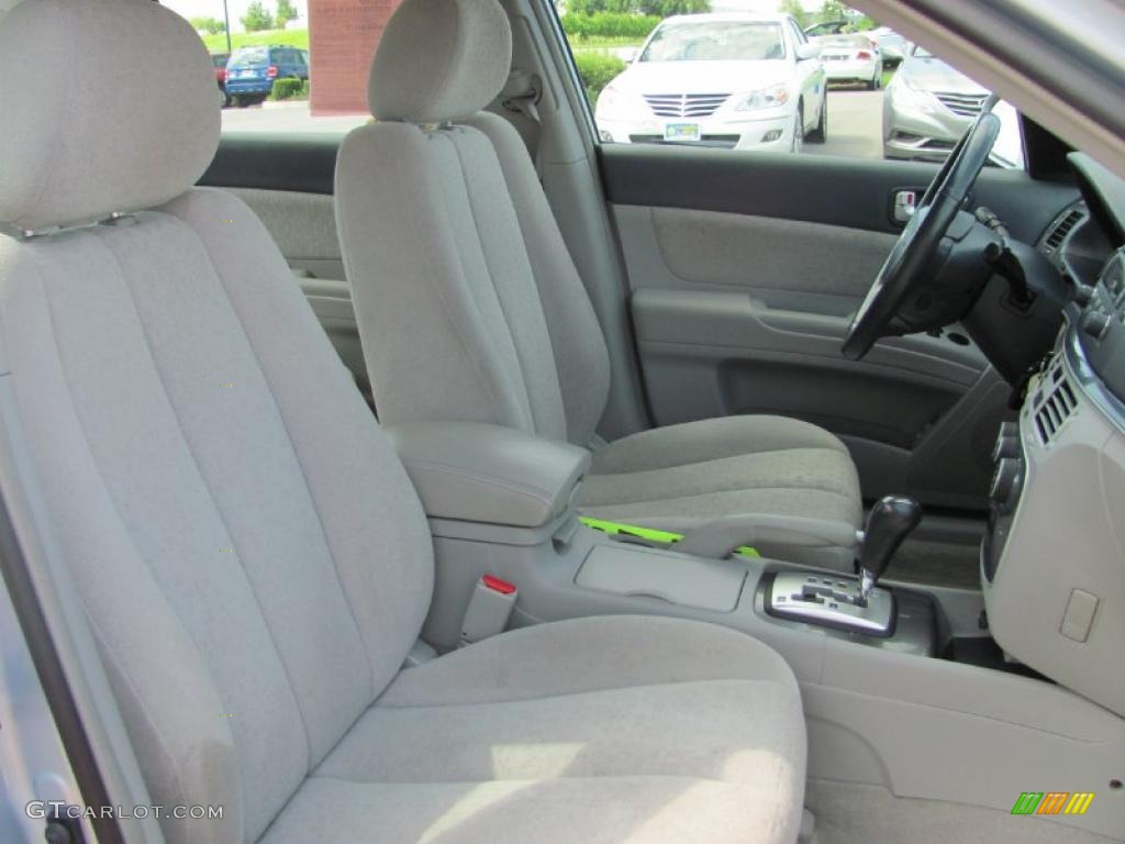 2006 Sonata LX V6 - Silver Blue Metallic / Gray photo #18