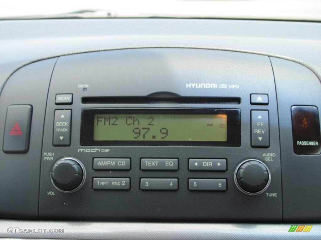 2006 Sonata LX V6 - Silver Blue Metallic / Gray photo #21
