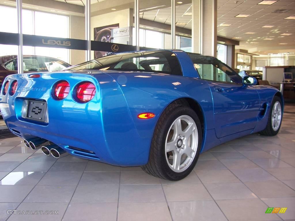 1998 Corvette Coupe - Nassau Blue Metallic / Black photo #5