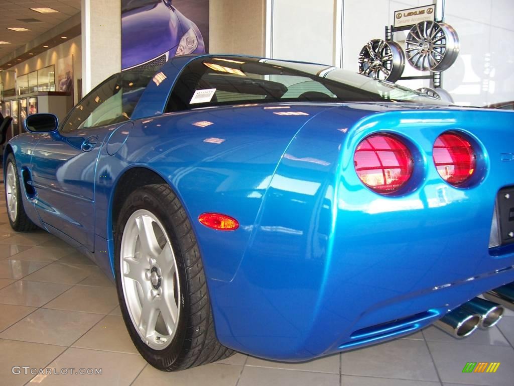 1998 Corvette Coupe - Nassau Blue Metallic / Black photo #7