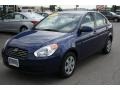 2009 Dark Sapphire Blue Hyundai Accent GLS 4 Door  photo #1