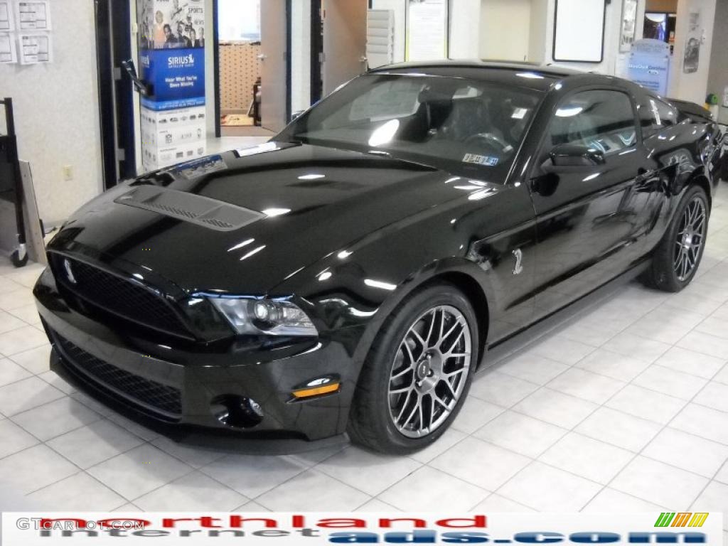 2011 Mustang Shelby GT500 SVT Performance Package Coupe - Ebony Black / Charcoal Black/Black photo #3