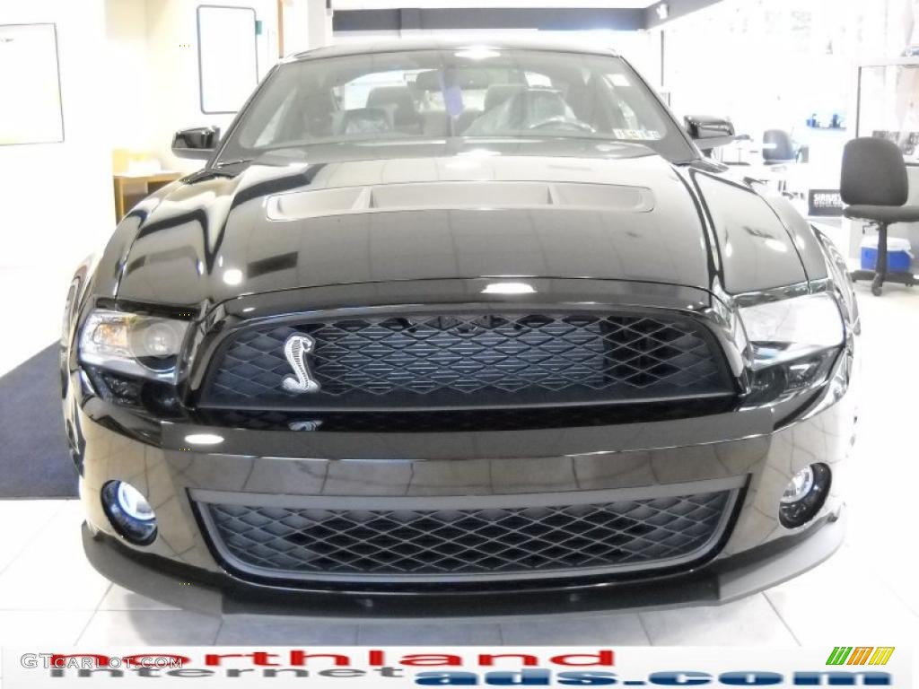2011 Mustang Shelby GT500 SVT Performance Package Coupe - Ebony Black / Charcoal Black/Black photo #4