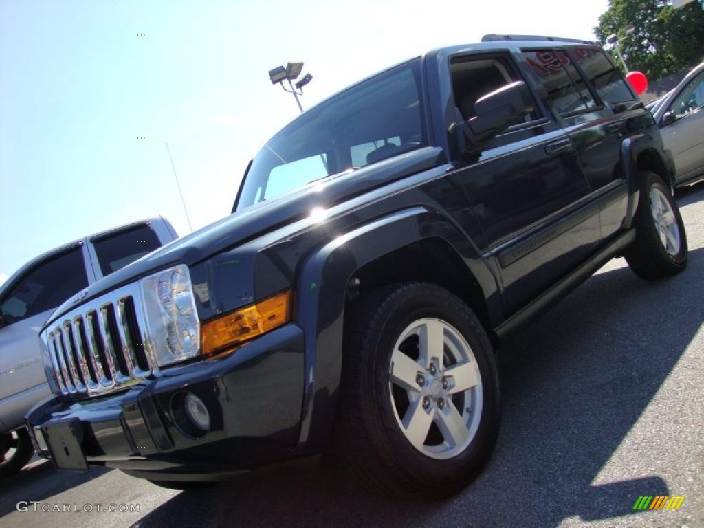 2007 Commander Sport 4x4 - Steel Blue Metallic / Medium Slate Gray photo #1