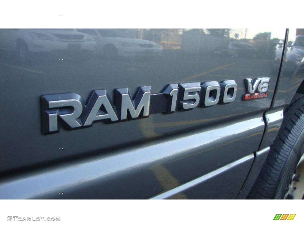 2001 Ram 1500 ST Regular Cab - Graphite Gray Metallic / Agate photo #5