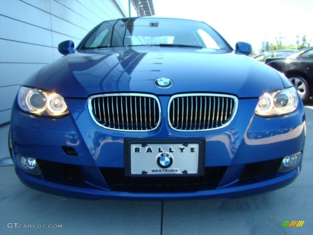 2010 3 Series 328i xDrive Coupe - Montego Blue Metallic / Black photo #2