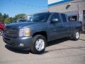 2010 Blue Granite Metallic Chevrolet Silverado 1500 LT Extended Cab 4x4  photo #1