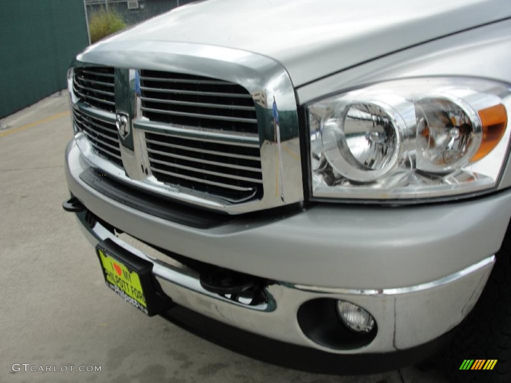 2008 Ram 2500 Big Horn Quad Cab 4x4 - Bright Silver Metallic / Medium Slate Gray photo #12