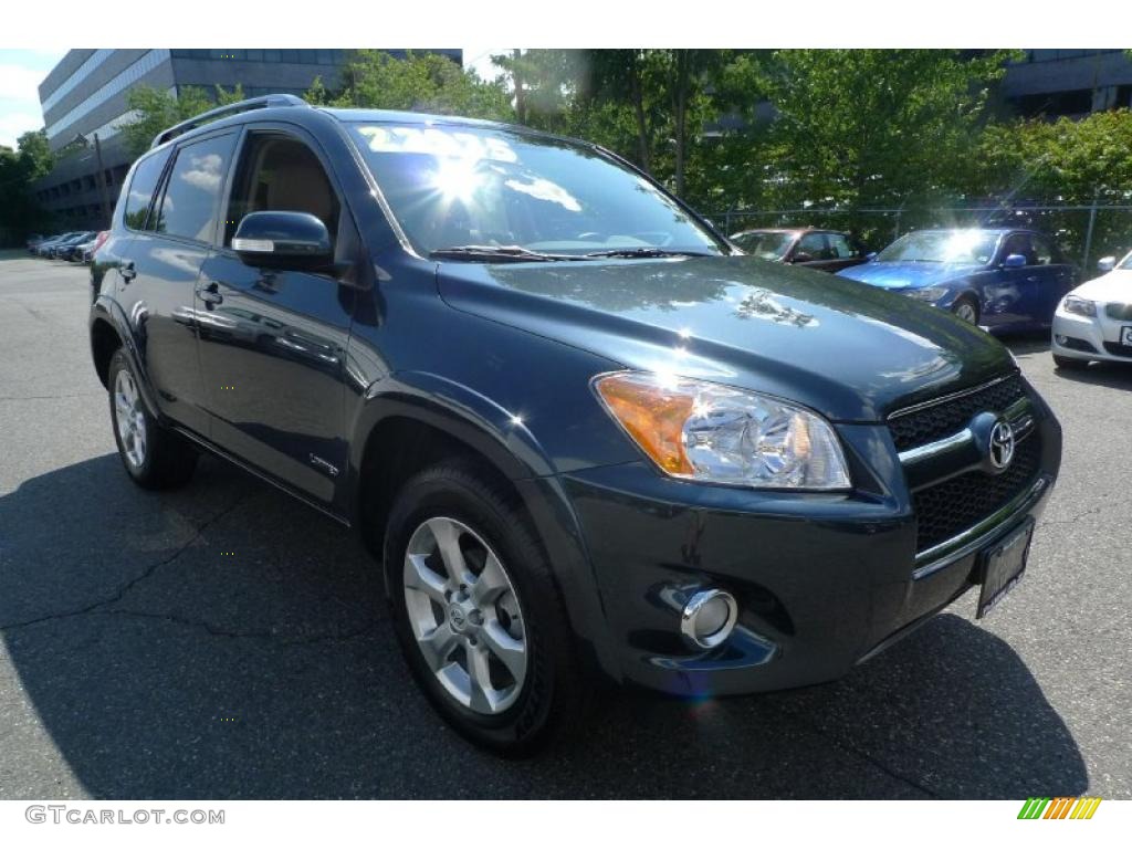 2009 RAV4 Limited 4WD - Black Forest Pearl / Sand Beige photo #1