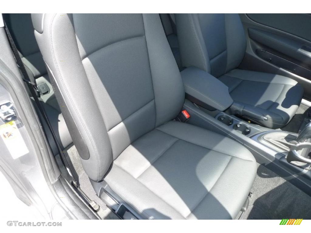 2009 1 Series 128i Coupe - Space Grey Metallic / Black photo #34