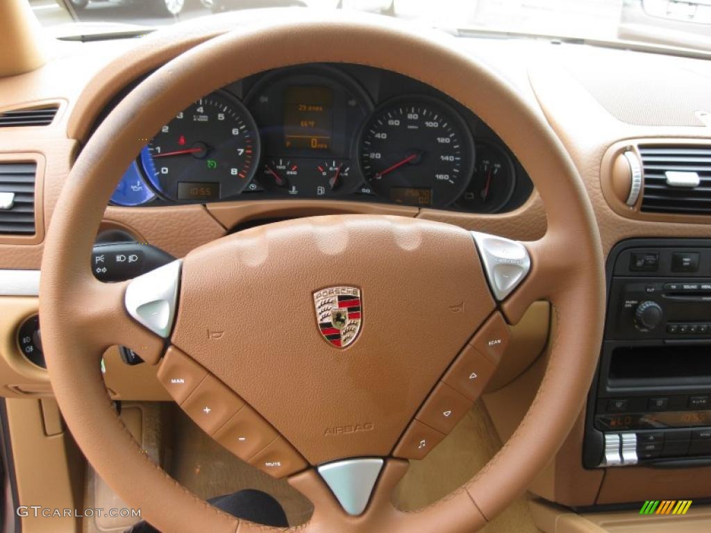 2008 Cayenne Tiptronic - Jarama Beige Metallic / Havanna/Sand Beige photo #9