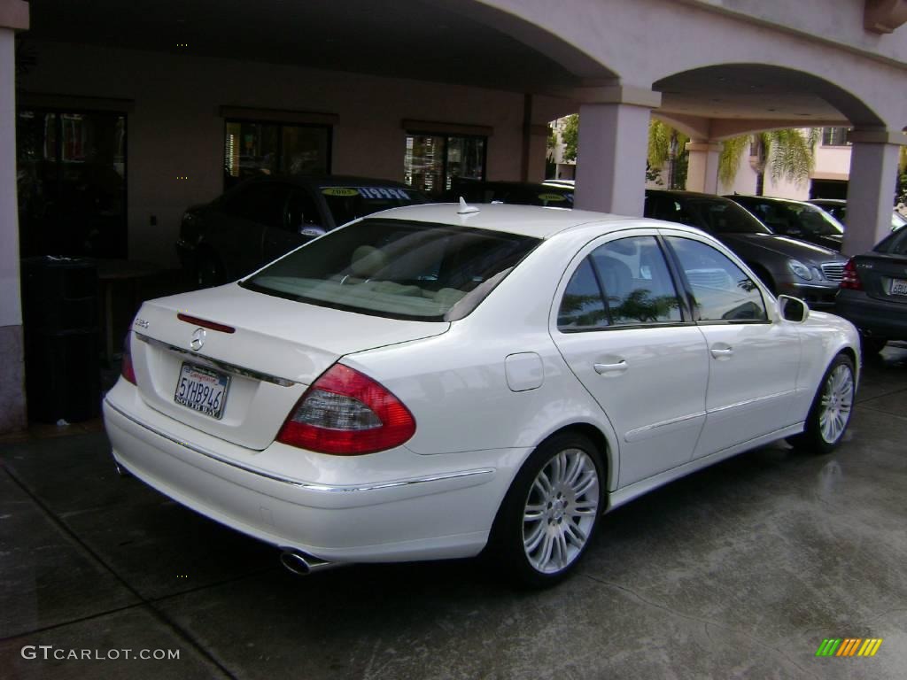 2007 E 350 Sedan - Arctic White / Cashmere photo #3