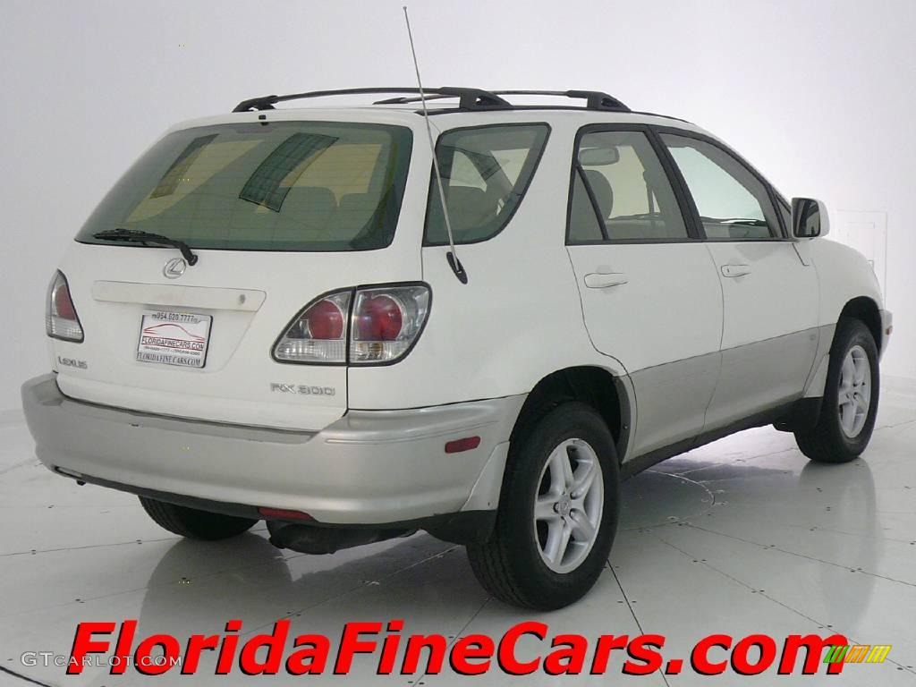2001 RX 300 - White Gold Crystal / Ivory photo #2