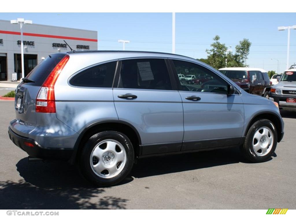 2007 CR-V LX 4WD - Glacier Blue Metallic / Gray photo #2