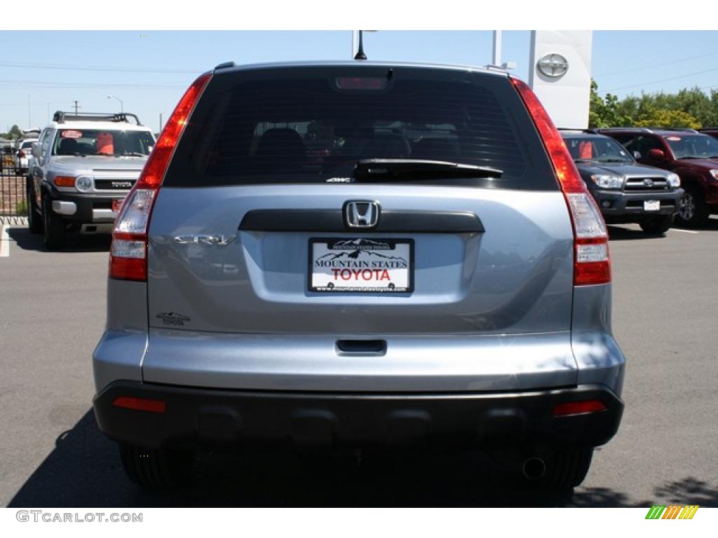 2007 CR-V LX 4WD - Glacier Blue Metallic / Gray photo #3