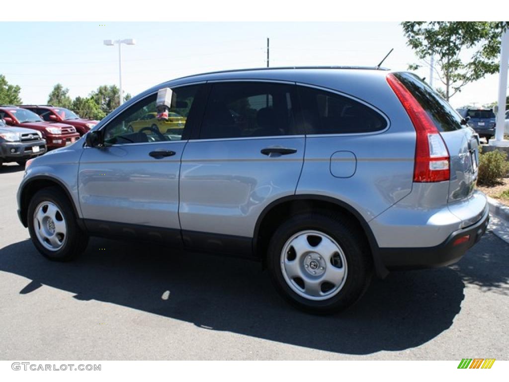 2007 CR-V LX 4WD - Glacier Blue Metallic / Gray photo #4