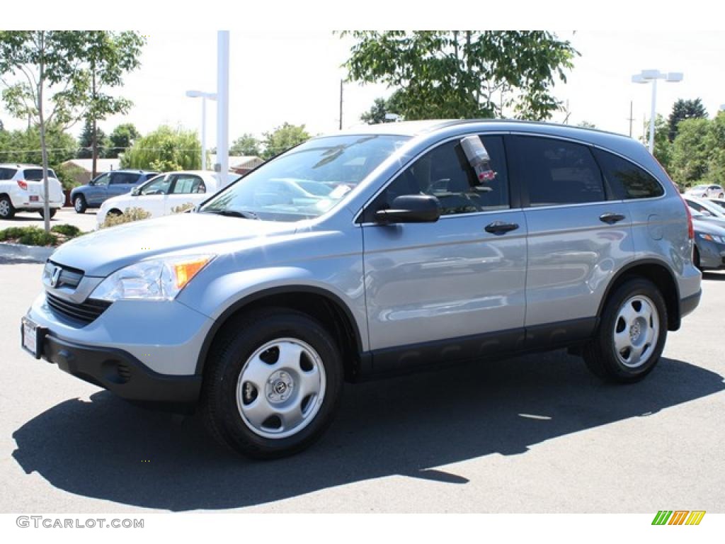 2007 CR-V LX 4WD - Glacier Blue Metallic / Gray photo #5