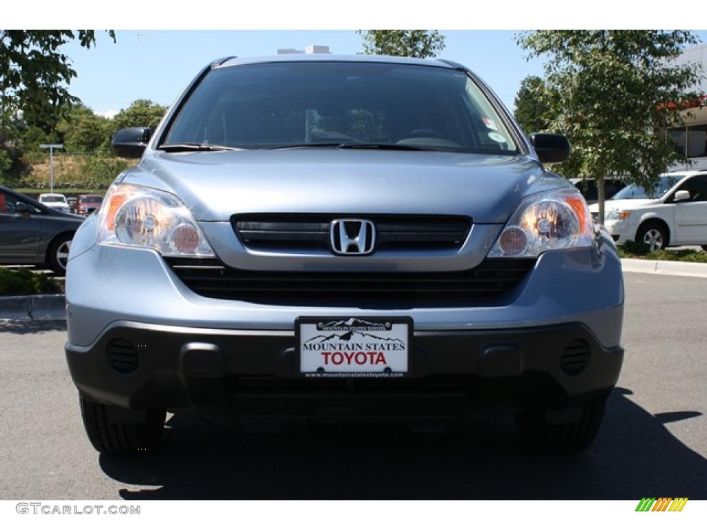 2007 CR-V LX 4WD - Glacier Blue Metallic / Gray photo #6