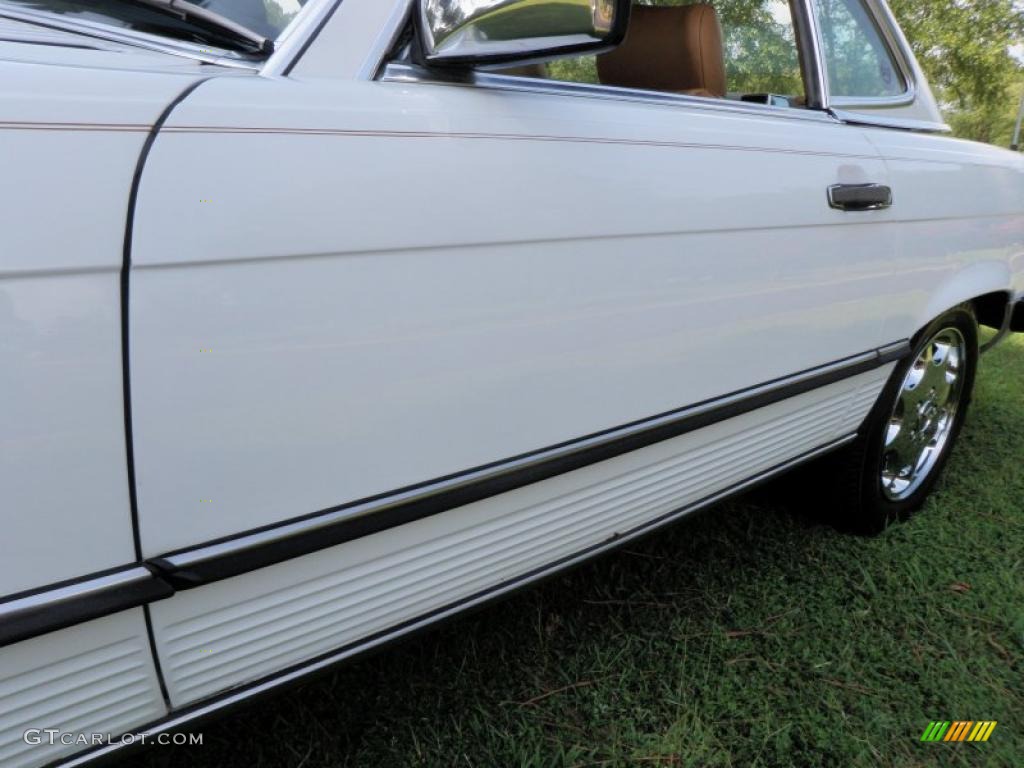 1987 SL Class 560 SL Roadster - Arctic White / Parchment photo #20