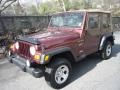 2002 Sienna Red Pearl Jeep Wrangler Sport 4x4  photo #4