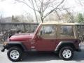 2002 Sienna Red Pearl Jeep Wrangler Sport 4x4  photo #5