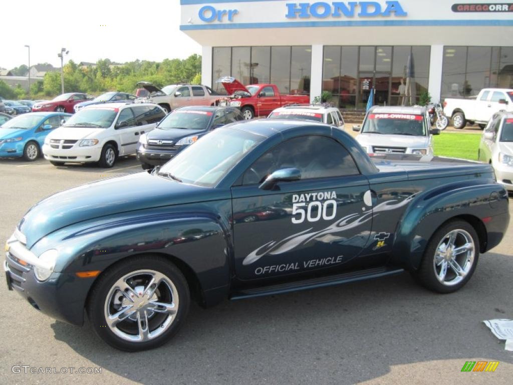 2005 SSR Daytona 500 Official Vehicle - Aqua Blur Metallic / Ebony Black photo #14