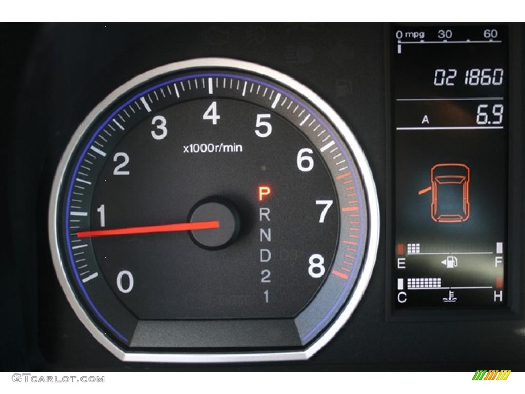 2007 CR-V LX 4WD - Glacier Blue Metallic / Gray photo #16