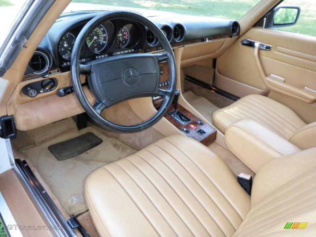 1987 SL Class 560 SL Roadster - Arctic White / Parchment photo #32