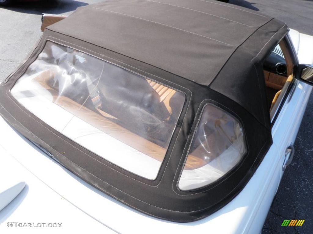 1987 SL Class 560 SL Roadster - Arctic White / Parchment photo #45