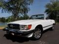 1987 Arctic White Mercedes-Benz SL Class 560 SL Roadster  photo #49