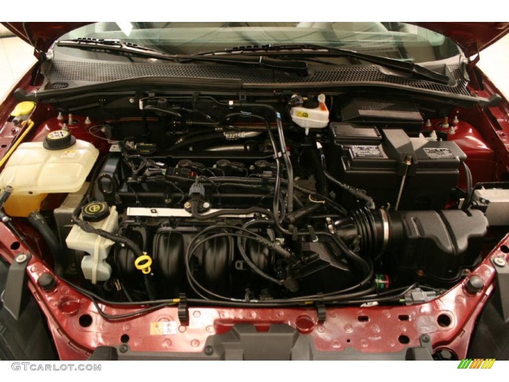 2007 Focus ZX3 SES Coupe - Dark Toreador Red Metallic / Charcoal photo #19