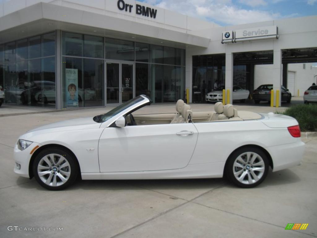 2011 3 Series 328i Convertible - Alpine White / Cream Beige photo #3