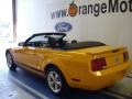 2007 Grabber Orange Ford Mustang V6 Deluxe Convertible  photo #3