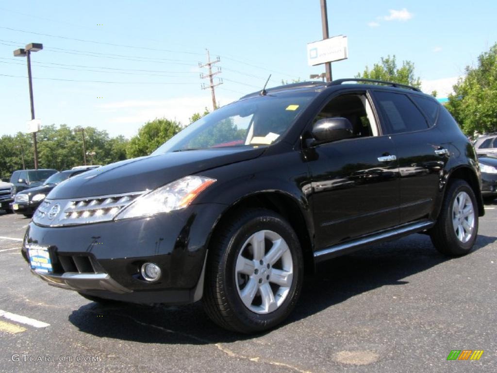 Black 2007 nissan murano sl